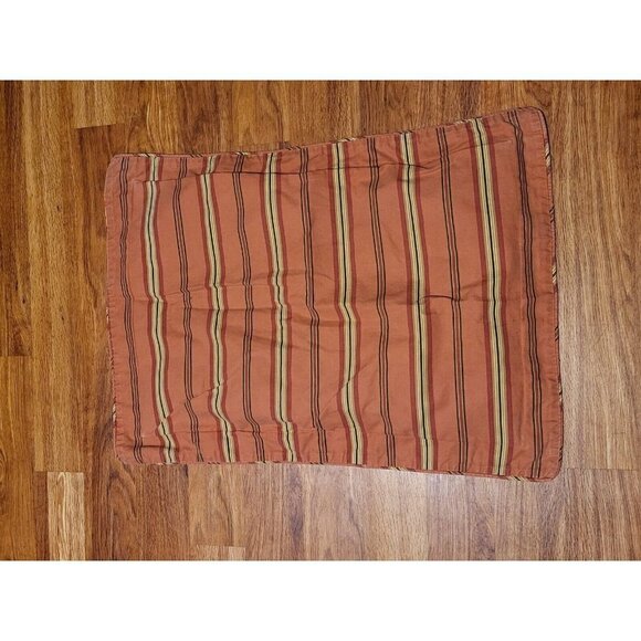 Vintage Country Curtains Red Stripe‎ Standard Pillow Sham - Picture 1 of 3
